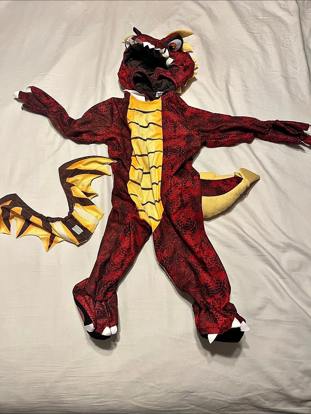 California Costumes Adorable Dragon Infant Costume Red & Yellow Baby 12-18M